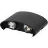Applique LED Haut et Bas Noire 4 W, 6 W, 8 W – Intérieur et Extérieur