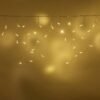 Guirlande Stalactite LED 6 m Blanc Chaud – Rideau Lumineux Façade