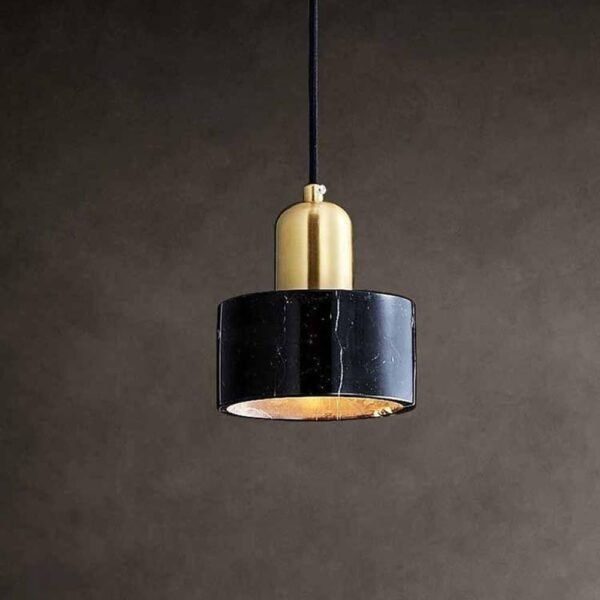 Suspension Marbre et Laiton – Marbre Noir, Blanc ou Vert
